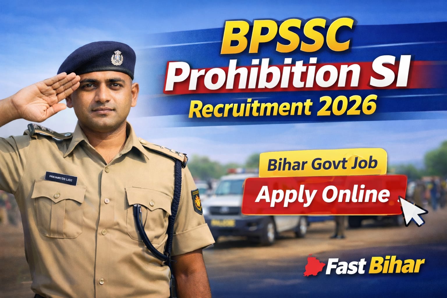 BPSSC Prohibition SI Recruitment 2026: Online Apply, Vacancy, Eligibility