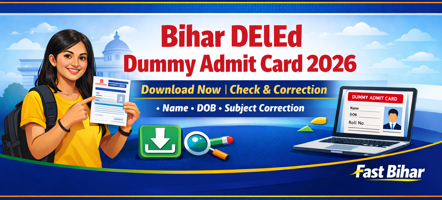 Bihar DElEd 2nd Dummy Admit Card 2026 Download – bsebdeled.com