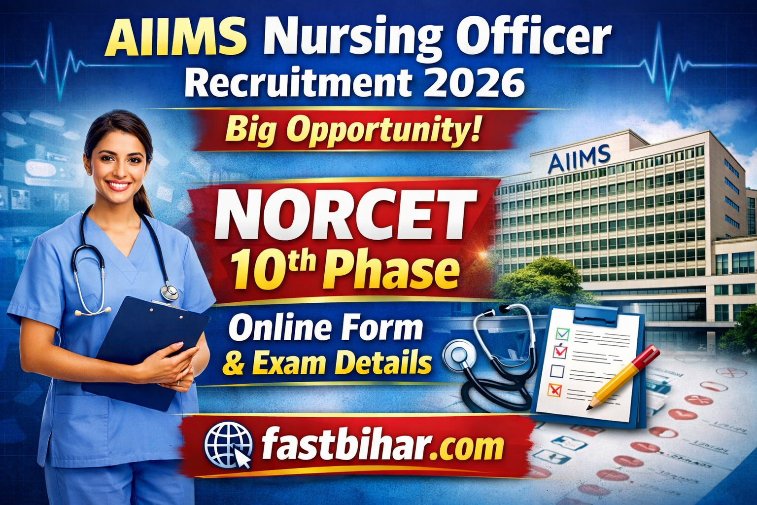 AIIMS Nursing Officer Recruitment 2026