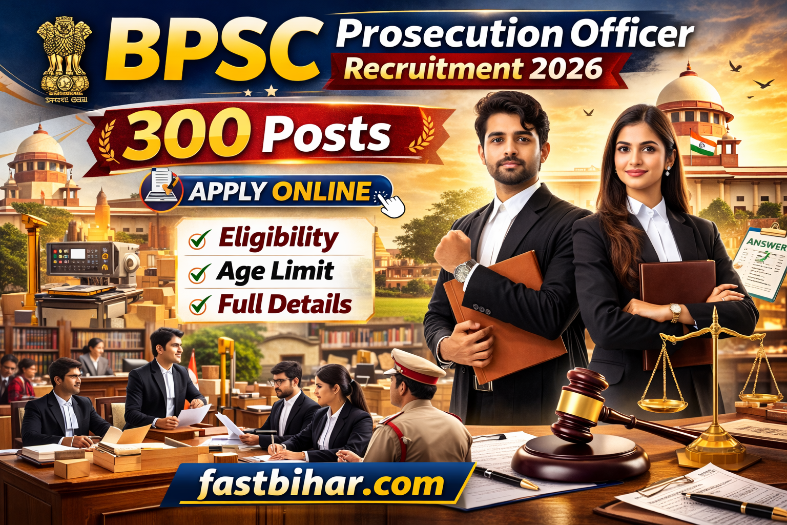 BPSC Prosecution Officer Recruitment 2026