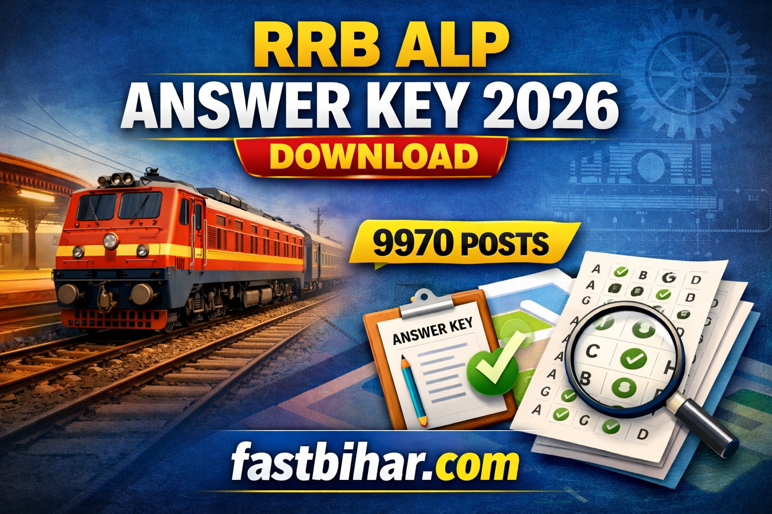 RRB ALP Answer Key 2026 Download