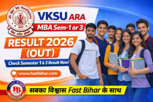 VKSU ARA MBA Sem-1 or 3 Result 2026