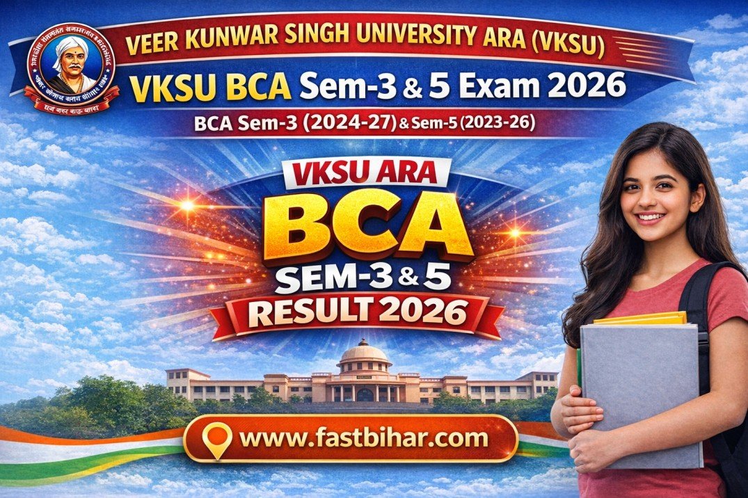 VKSU ARA BCA Sem-3 & 5 Result 2026