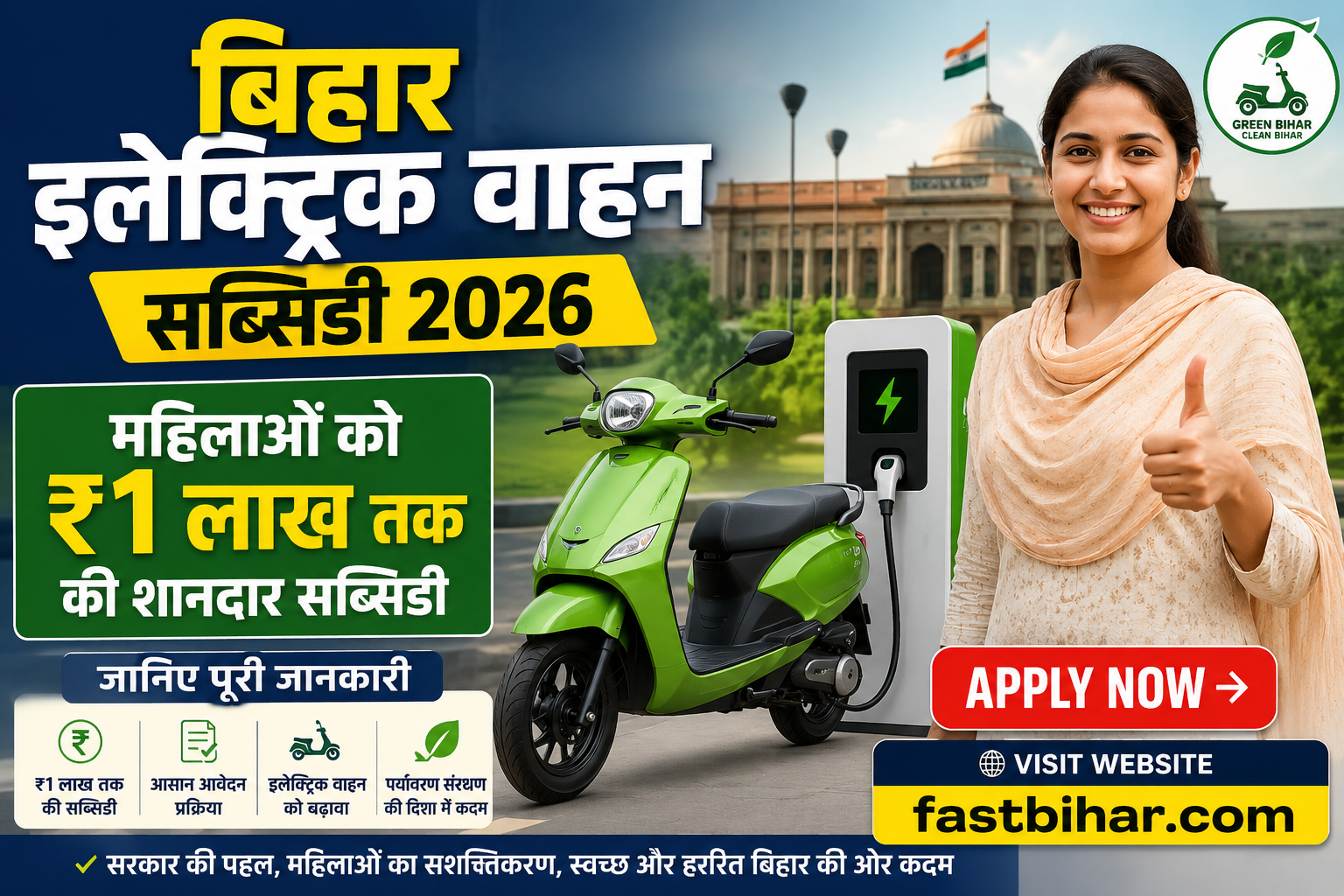 Bihar Electric Vehicle Subsidy 2026
