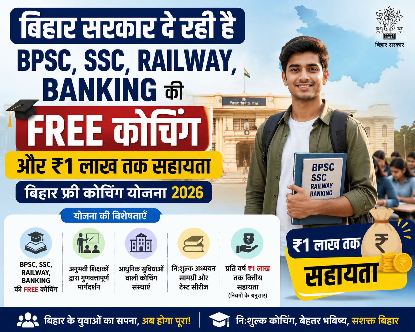 Bihar Free Coaching Yojana 2026