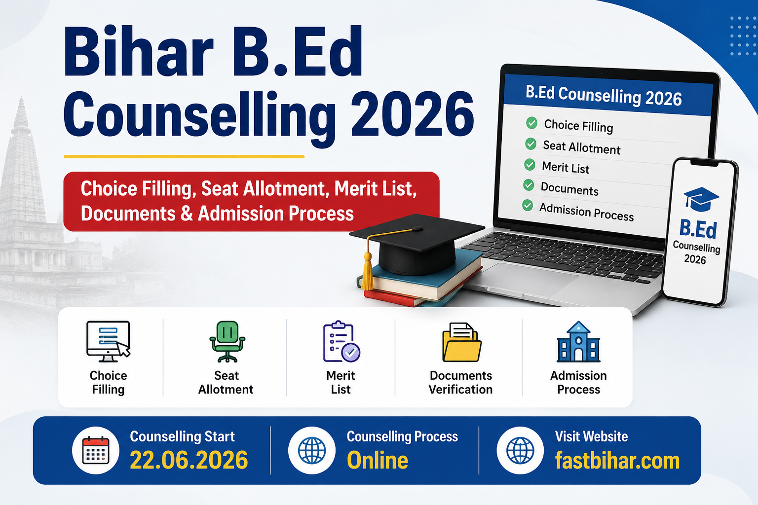 Bihar B.Ed Counselling 2026