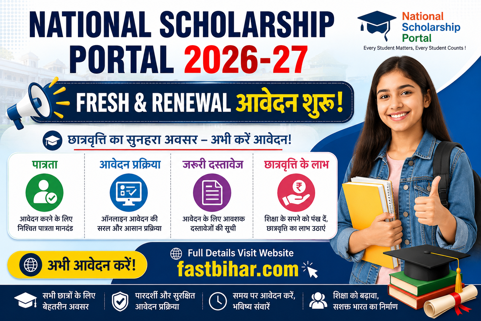 National Scholarship Portal 2026-27