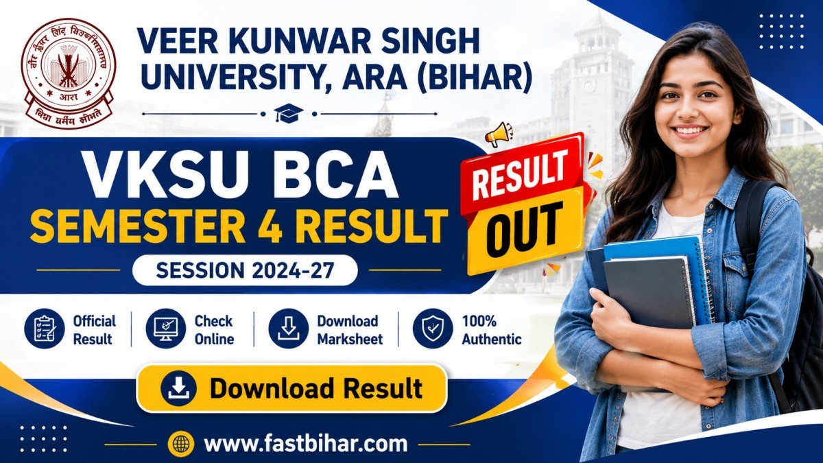 VKSU BCA Semester 4 Result 2024-27