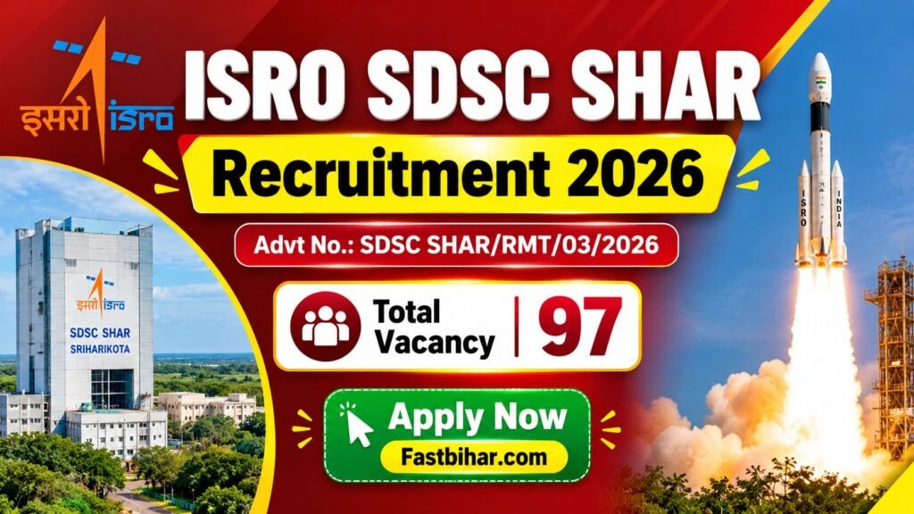 ISRO SDSC SHAR Recruitment 2026