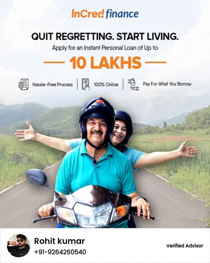 InCred Personal Loan Apply Online,