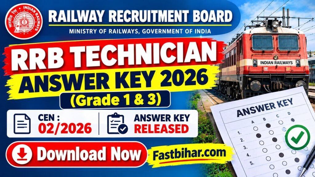 RRB Technician Answer Key 2026