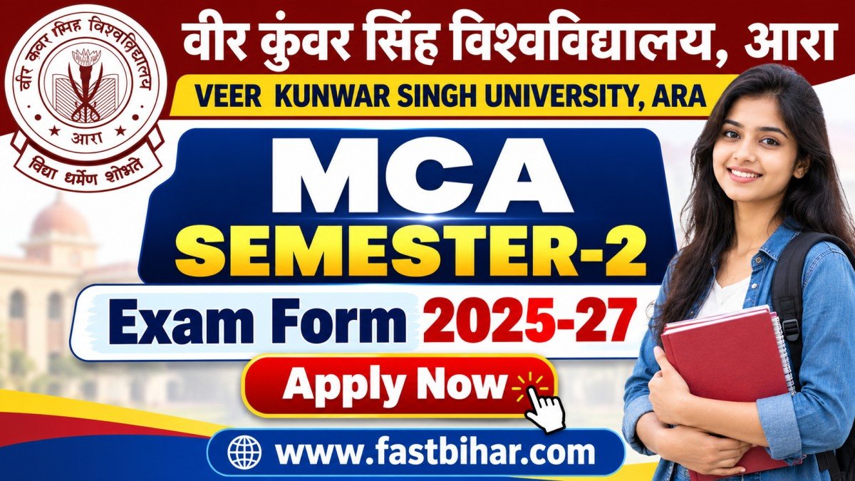 VKSU MCA Semester 2 Exam Form 2026